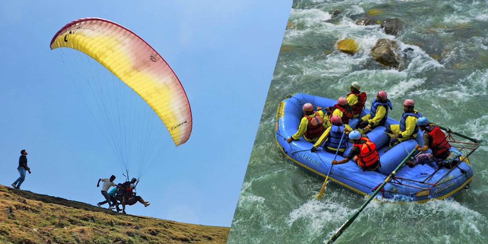 Paragliding & River Rafting: Twin Thrills of Himachal's Adventure Trail